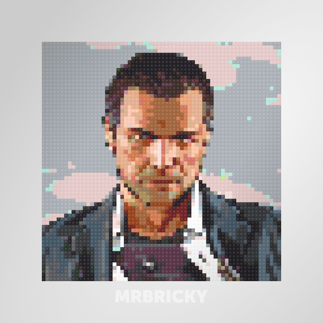 Grand Theft Auto - Michael de Santa - Bouwsteentjes display
