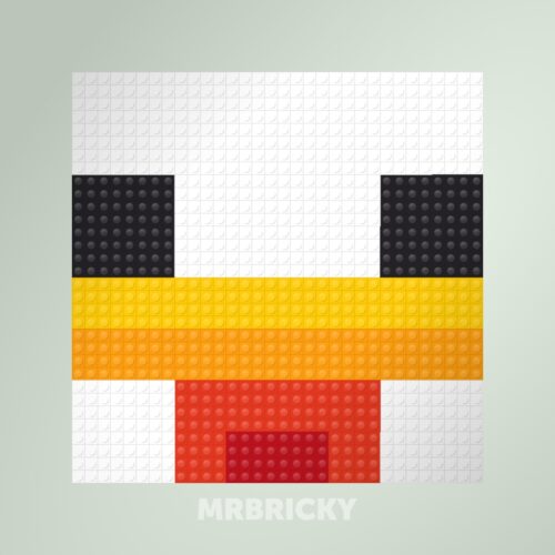 Minecraft - Kip - Bouwsteentjes display