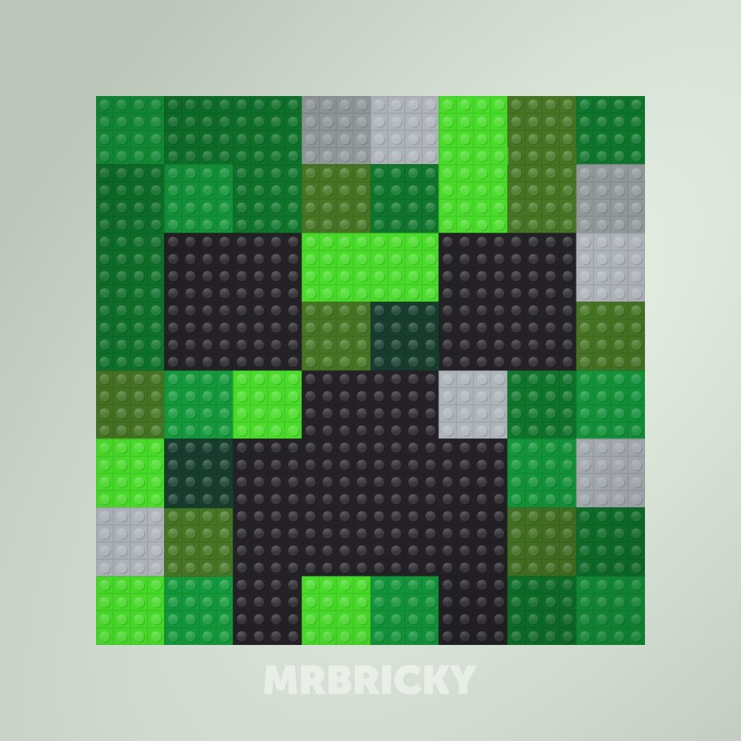 Minecraft - Creeper - Bouwsteentjes display