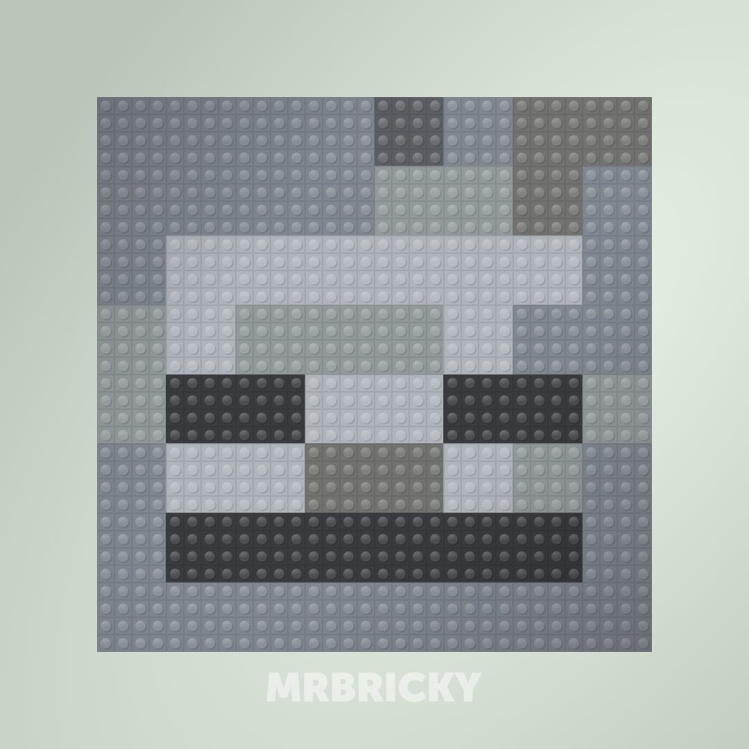 Minecraft - Skelet - Bouwsteentjes display