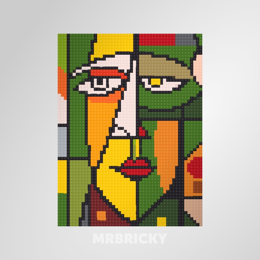 Picasso - Stuk Nr. 14.64 - Bouwsteentjes display