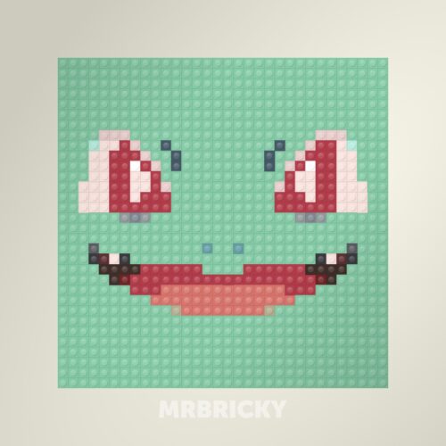 Pokémon - Bulbasaur - Bouwsteentjes display