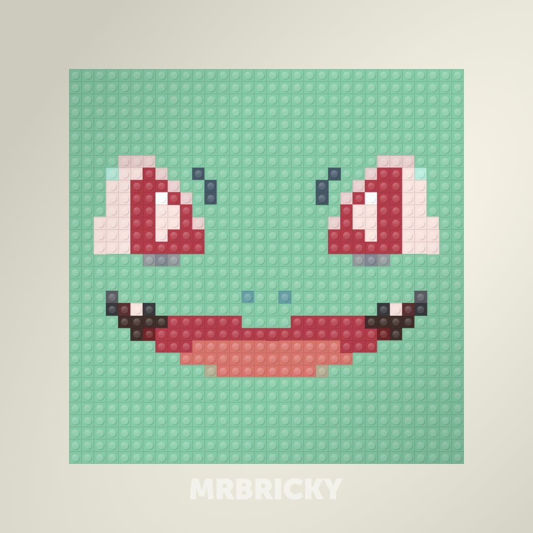Pokémon - Bulbasaur - Bouwsteentjes display