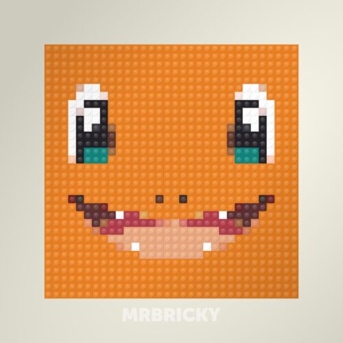 Pokémon - Charmander - Bouwsteentjes display