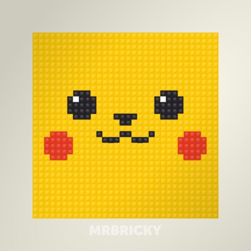 Pokémon - Pikachu - Bouwsteentjes display