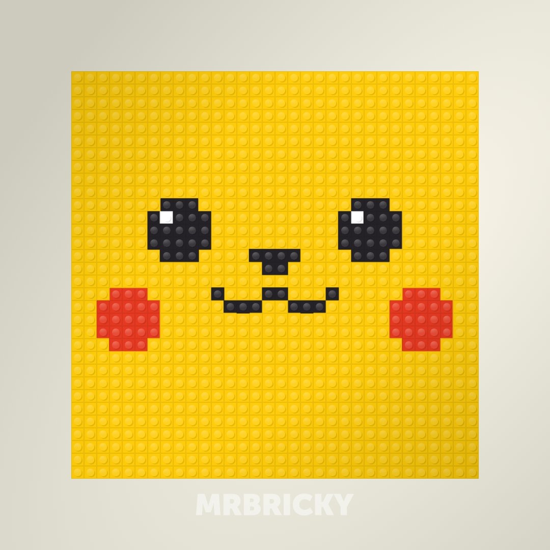 Pokémon - Pikachu - Bouwsteentjes display