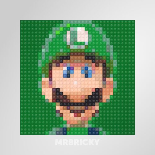 Super Mario - Luigi - Bouwsteentjes display