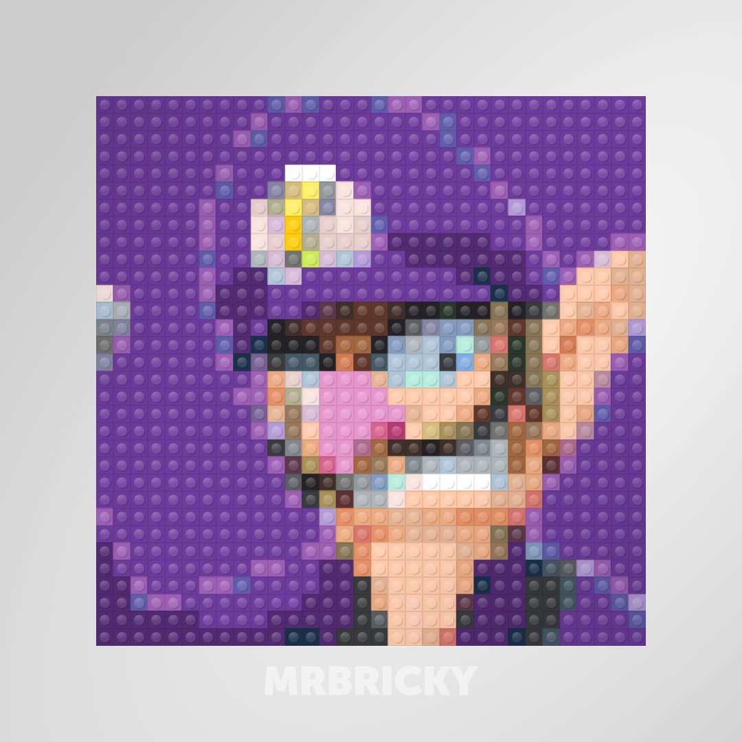 Super Mario - Waluigi - Bouwsteentjes display