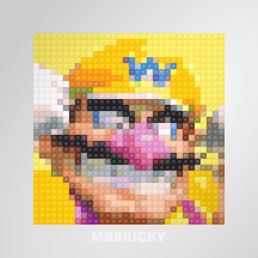 Super Mario - Wario - Bouwsteentjes display