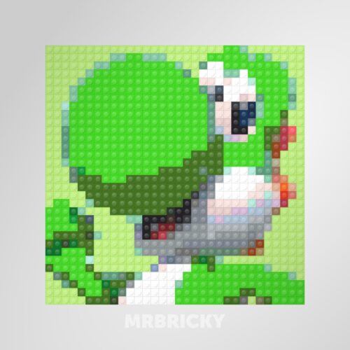 Super Mario - Yoshi - Bouwsteentjes display