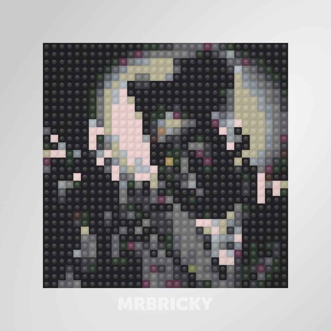 Tyler-The-Creator-CHROMAKOPIA-brick-art-display