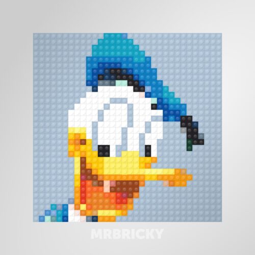 Donald Duck - Disney bouwsteentjes mozaïek